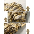 thumbnail image 6 of Matchstick Women Long Sleeve Flannel Plaid Checked Shirt (XS-XXL), 6 of 6