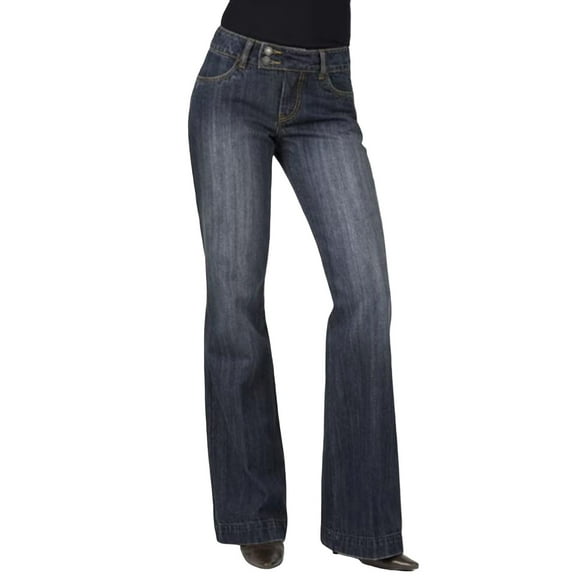 Stetson Women's 214 City Trouser Blue Jeans 8 X 33