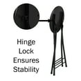thumbnail image 6 of Lavish Home Backless 24-Inch Folding Stool with 225lb Capacity (Black), 6 of 9