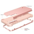 thumbnail image 2 of ELEHOLD Rugged Case for Samsung Galaxy S23 Hard PC Soft Silicone Hybrid Shockproof Scratch-Resistant Anti-Fingerprint Slim Thin Case For Galaxy S23,Rosegold, 2 of 6