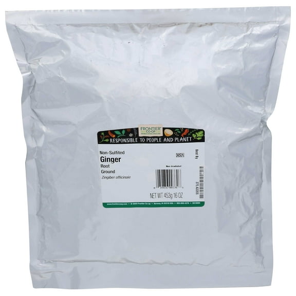 Frontier Herb Ground Ginger Root Powder, 16 Ounce