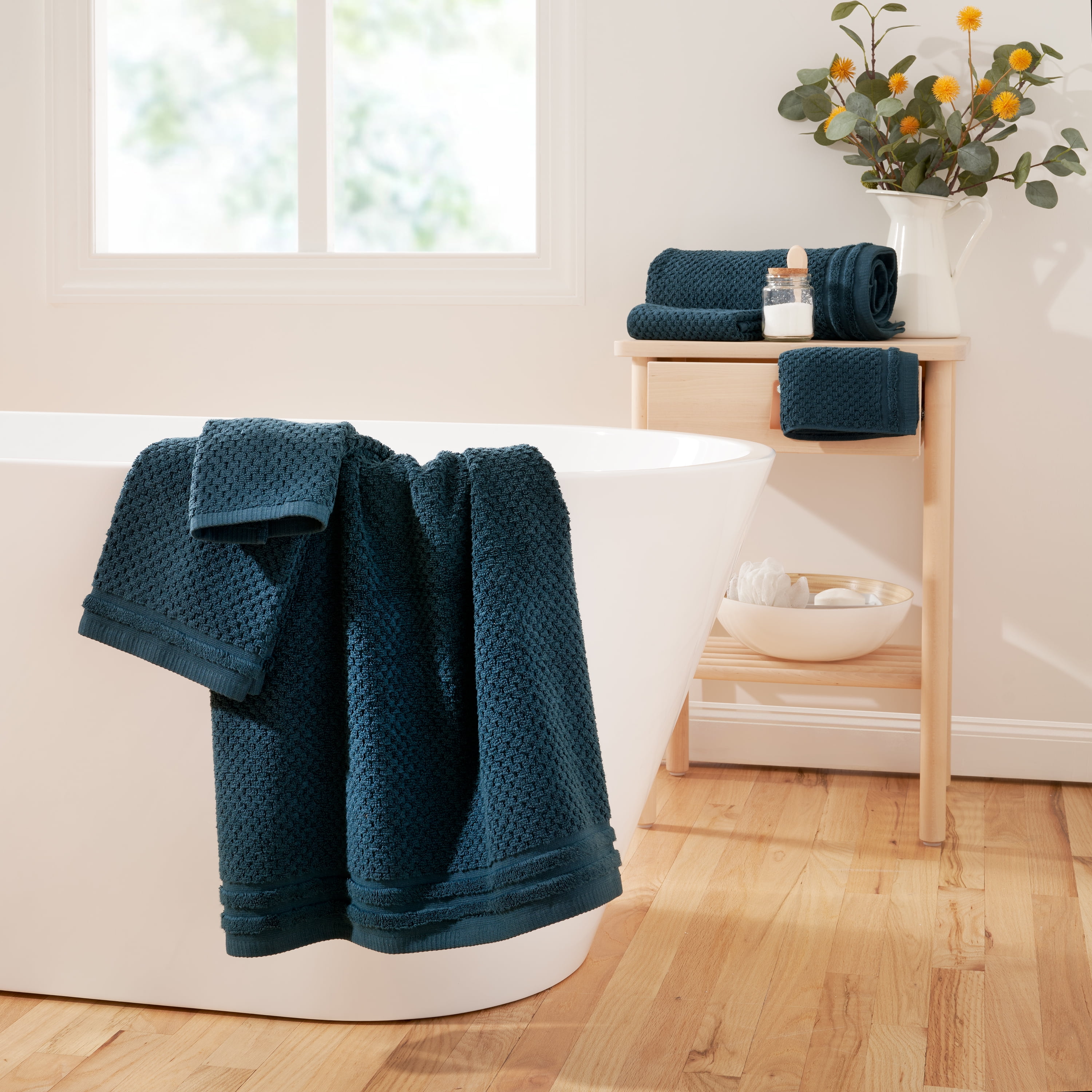 Organic Towel Sets in Charcoal Black, Towel Collection
