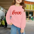 thumbnail image 5 of Mercatoo Girls Oversized Heart Sweatshirts Long Sleeve Crewneck Sweater Cute Prepp𝐲 Hoodies for Teen Girls Trendy Fall Winter Clothes, 5 of 7