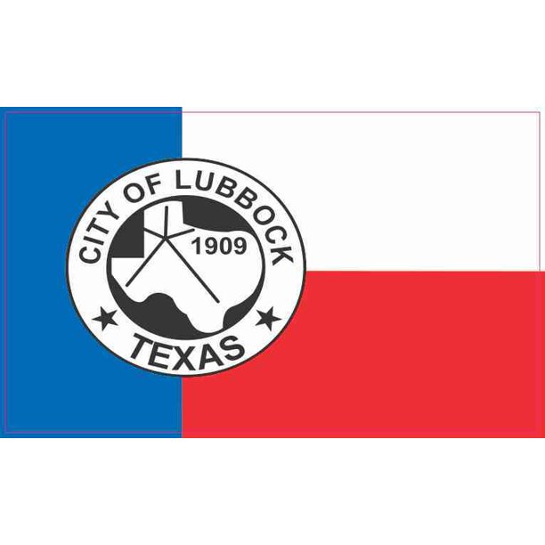 5in X 3in Lubbock Texas Flag Sticker Walmart Com