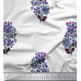 thumbnail image 1 of Soimoi Rayon Fabric Leaves & Floral Block Print Fabric by The Yard 56 Inch Wide, 1 of 3