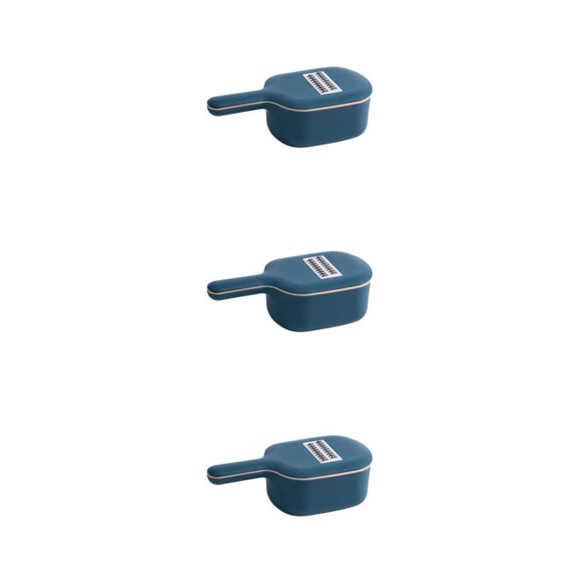 Maytalsory Chopper Multifonctions Facile à Ranger et Trancheuse de Pommes de Terre Non Toxique Bleu Foncé 3Set