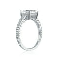 thumbnail image 2 of Bling Jewelry Womens Classic CZ Princess Cut Solitaire Engagement Ring in Sterling Silver Band, 2 of 7