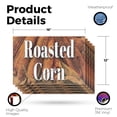 thumbnail image 2 of Roasted Corn Vinyl Decal 5 Pack of 12 Inch x 16 Inch Weatherproof Heavy-Duty Adhesive Backing | Freshly Made Snacks, Local Farms, Delicious Treats | Made in USA, 2 of 6