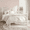 White, variant on Einfach Twin Size Metal Platform Bed Frame with Victorian Vintage Headboard, Heavy-Duty Bed Frame, 12.28" Under-Bed Storage, Easy Assembly, White