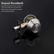 thumbnail image 4 of Satin Nickel Deadbolts, Keyed Alike Locks, 4-Pack, Single Cylinder Entry Door Hardware Set, 4 of 5