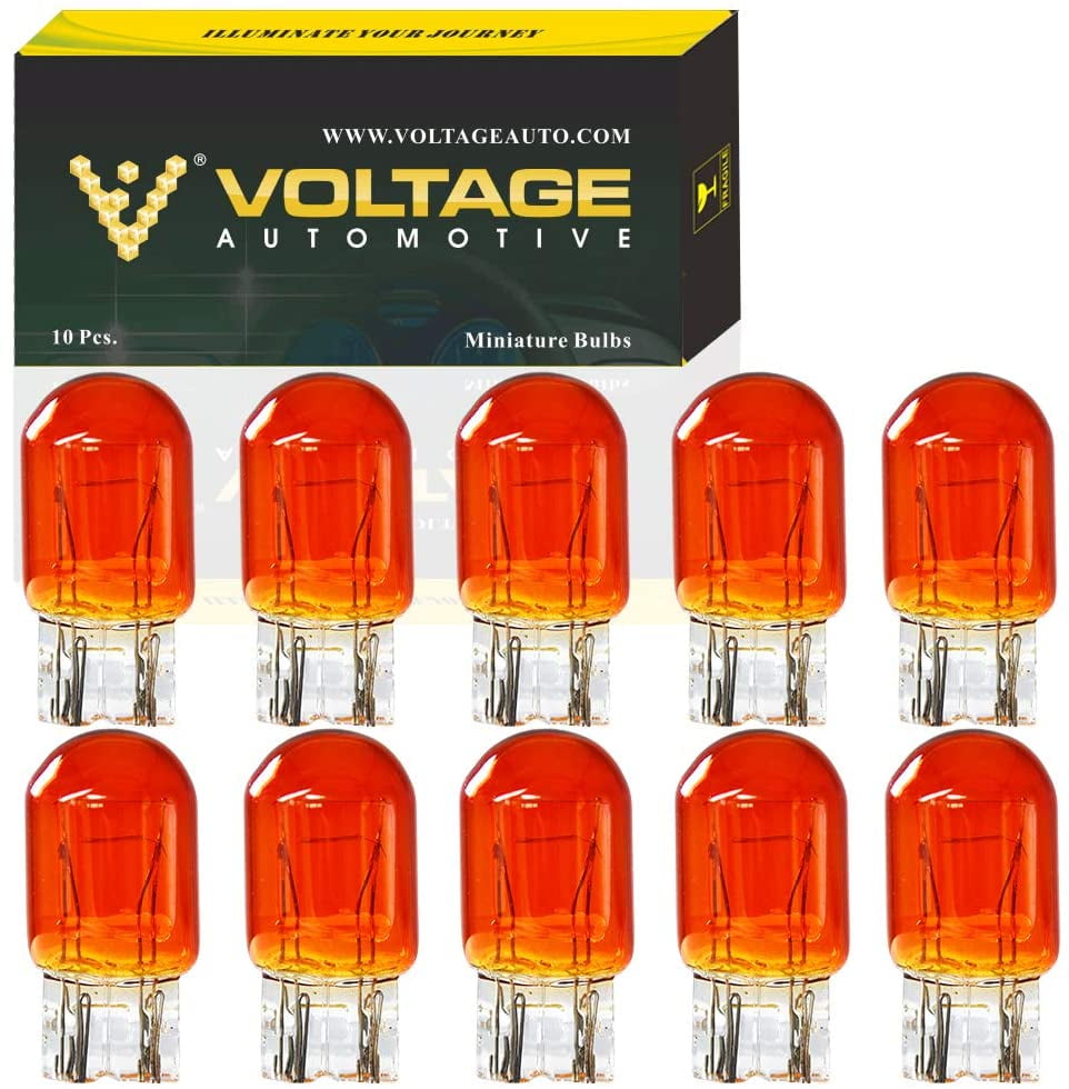 Details about   4X 40W 7443 LED Amber Yellow Turn Signal Parking DRL High Power Light Bulbs 