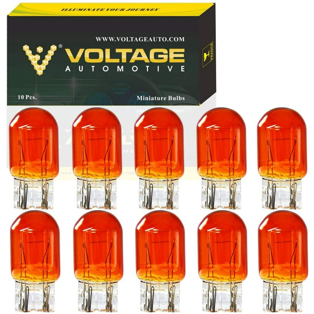 (10 Pack) 7443A 7443NA 7443 Amber Automotive Brake Light Turn Signal ...