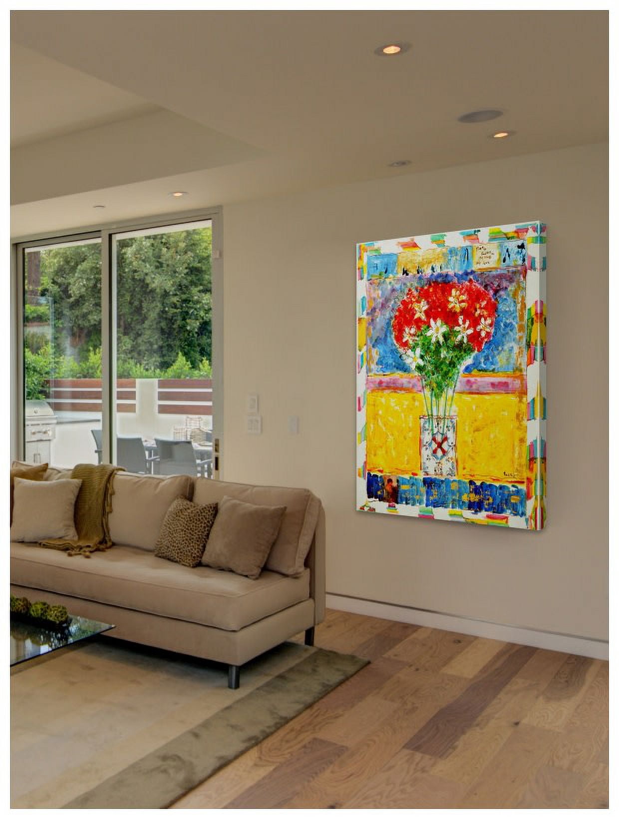 Marmont Hill "Beloved Bouquet Version 2" by Wayne Ensrud Painting Print on Canvas