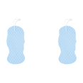 thumbnail image 2 of 2 Uds Baño Esponja Suave Cuerpo Exfoliante Piel Muerta Masajeador Cepillo Limpieza () Azul, 2 of 8