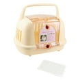 thumbnail image 4 of Caja de Aire para Mascotas, Caja de Aviación para Gatos, Caja de Transporte Transpirable para Animales Pequeños, Caja de Viaje para Mascotas, Caja Par beige, 4 of 8