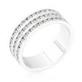 thumbnail image 1 of Triple Row Crystal Eternity Band, Size - 9, 1 of 1