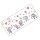 thumbnail image 3 of Elephant Wall Sticker Self-adhesive Decorative Vinyl Decal Multi Modern Home Decor 1 Sheet For Living Room Bedroom Study Child's Room, 3 of 3