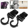 thumbnail image 2 of Tebru 2PCS Multifunctional Baby Stroller Hook, Rotatable Basket Mommy Shopping Hand Bag Hooks Hanger Pushchair Accessories, 2 of 8
