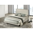 thumbnail image 2 of Trenton 54-inch Wood Queen Panel Bed Rustic Cream, 2 of 9