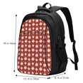 thumbnail image 5 of Daiia Cute Pig with Coins Pattern USB Charging Backpack for Men and Women, Anti-Theft Backpack,Travel Backpack,School Backpack,College Backpack,Laptop Backpack, 5 of 7