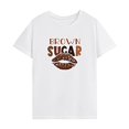 thumbnail image 1 of Camiseta para mujer casual con cuello redondo para mochilero, compras y vacaciones L, 1 of 7