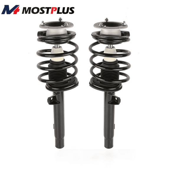 MOSTPLUS Pair Front Complete Shocks Struts Assembly for BMW 320i 323i 325i 328i 330i