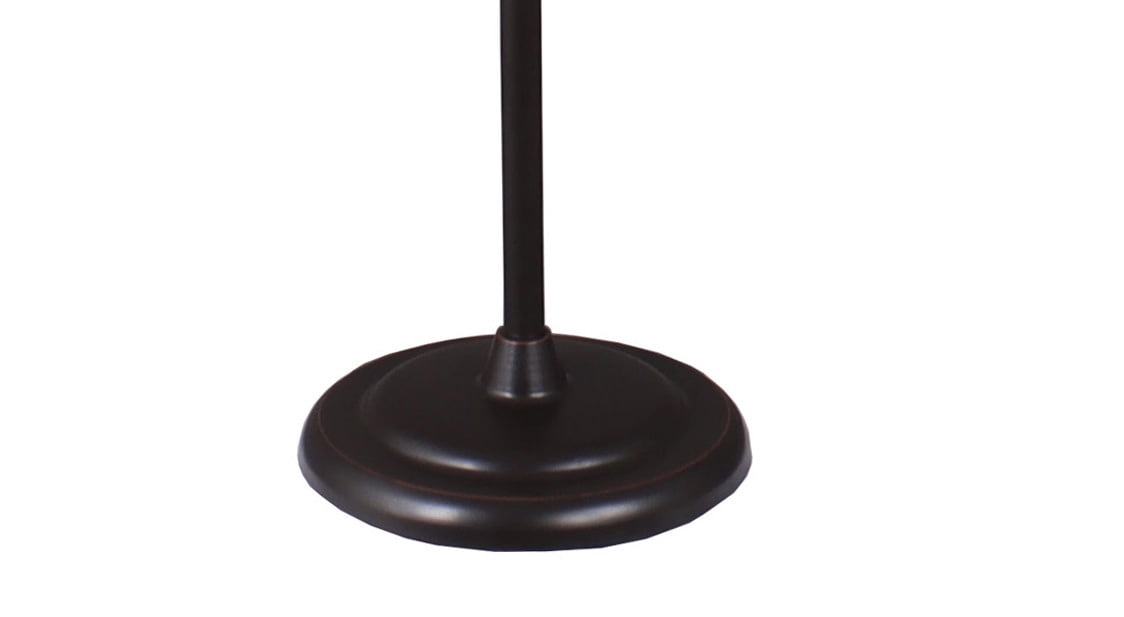 Better Homes & Gardens 71-Inch Oil Rubbed Bronze Floor Lamp with Frosted Glass Shade