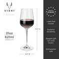 thumbnail image 5 of Viski Inez Bordeaux Red Wine Glasses, Party Wedding Gifts, 21 oz, Set of 4, 5 of 11