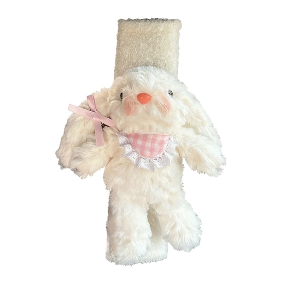 Plush Seat Belt Cover Plush Car Seat Belt Cover, Fluffy Bunny Shoulder Strap Pad, Soft Faux Seatbelt Cover Pad Car SUV, Comt Strap Protector Pad Fluffy Seat Belt Pad