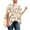 Khaki, variant on 2026 Items under $5 asdoklhq Juniors Plus Tops & T-Shirts,Women's Turtleneck Comfortable Turtleneck Round Neck Loose Doll Sleeve Shirt