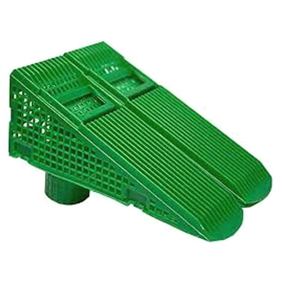 Trademark Poker Downspout Wedge Gutter Screen – Set of 2, EZ Clean, Green