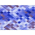 thumbnail image 1 of Ahgly Company Indoor Rectangle Patterned Jeans Blue Area Rugs, 7' x 10', 1 of 6
