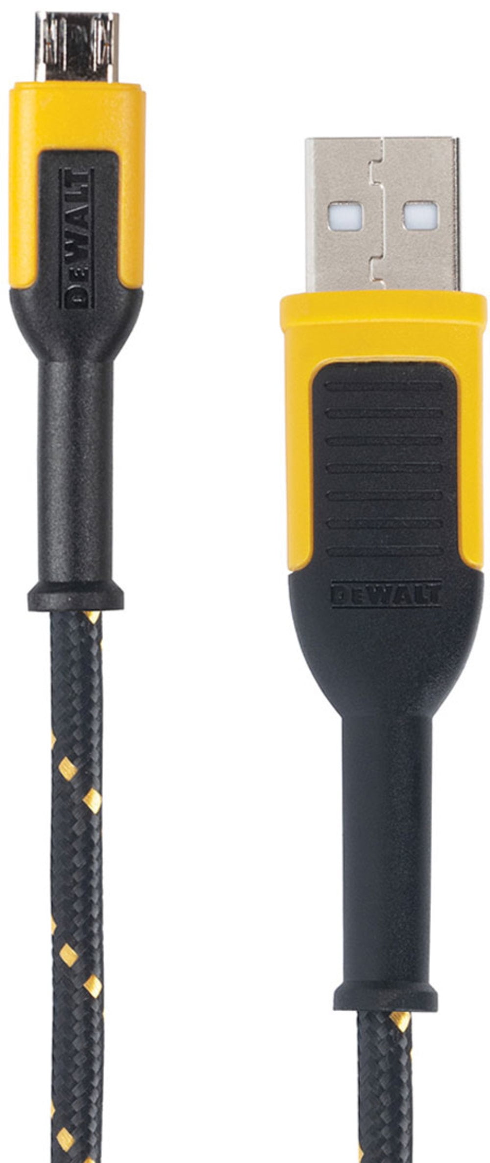 Dewalt Phone Charger Micro Usb Reinforced Braided Cable 4'