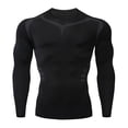 thumbnail image 1 of Qarigey Ropa interior térmica para hombre, medias de invierno para correr, capas base cálidas, ropa deportiva de compresión de manga larga, culturismo Camisetas  XXL 1608 estilo Qarigey AP013385-39, 1 of 6
