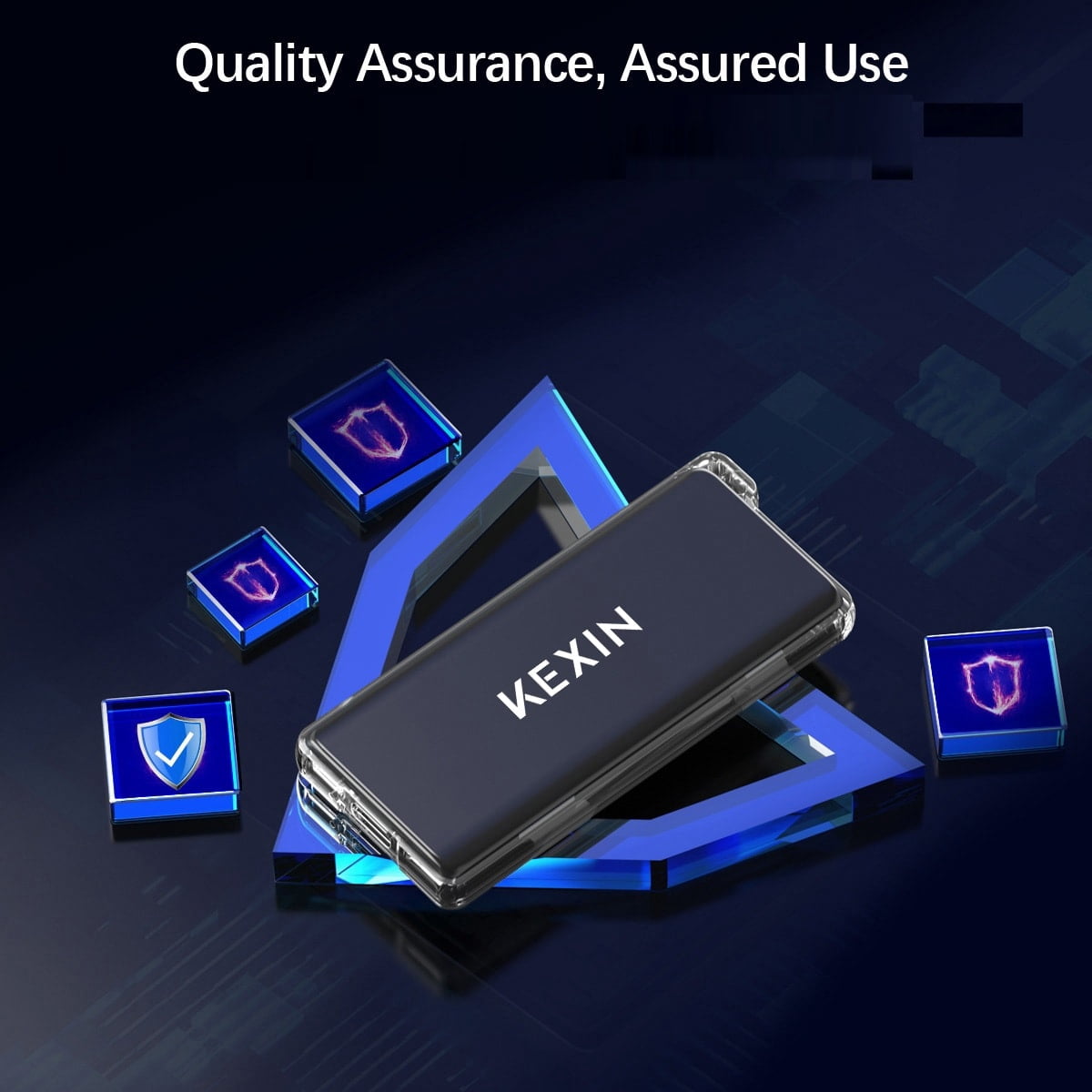 KEXIN 250G External SSD,Portable Hard Drive up to 540MB/s,USB 3.1 Gen2,Compatible with PS4/ Windows/Mac,Black