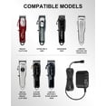 thumbnail image 2 of Replacement for Wahl Magic Clipper Cordless Charger, 4V Clipper Charger Compatible with Wahl 8164/8591/8148/8504, 5-Star Magic Clip Cordless Trimmer, 1919 100 Year Hair Clipper, 2 of 6