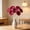 Hot Pink, variant on OCCOA Artificial Gerbera Daisies Real Touch Faux Flower Bouquet, Lifelike Bendable Stem Fake Flowers for Home Wedding Party Vase Decor, DIY Floral Arrangement Centerpiece, White