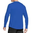 thumbnail image 2 of WELIGU Men's Long Sleeve Shirts Lightweight UPF 50+ T-Shirts Fishing Royal Blue Size Male M, 2 of 6