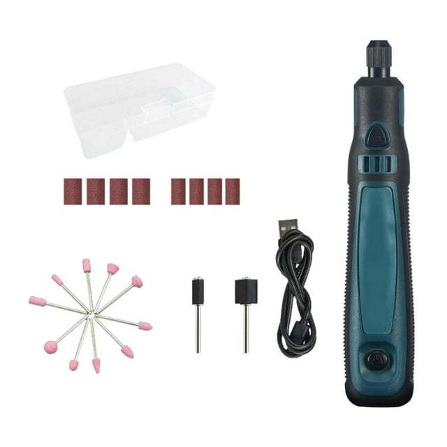 GROWTH TANK Outil Rotatif Sans Fil 3 Vitesses Réglables Accessoires Pratiques Rechargeable par USB