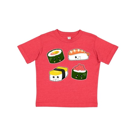 

Inktastic Sushi with Faces Gift Toddler Boy or Toddler Girl T-Shirt