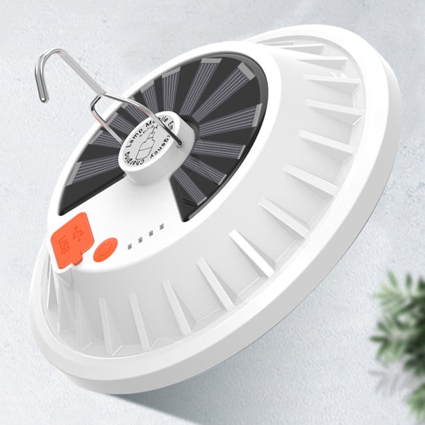 Linterna De Camping Luz de camping de trabajo de alto brillo, luz solar recargable USB para mercado nocturno