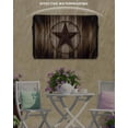 thumbnail image 6 of Outdoor TV Cover 48 to 50 Inch Weatherproof, Farmhouse Waterproof TV Screen Protector for Outside Decor with Zipper and Pocket 48"L x 30"H , Barn Star Wood Texture Brown, 6 of 7
