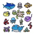 thumbnail image 2 of Parches bordados de animales de dibujos animados mezcla de algodón bordado insignia ropa accesorio de bricolaje Vogacara HA7903-00B, 2 of 6