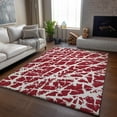 thumbnail image 6 of Addison Rugs Mayfield Washable Transitional Organic Red Rectangle Rug, 2'6" x 3'10", 6 of 6
