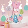 thumbnail image 2 of Moocorvic Easter Gnomes Decorations Bunny Plush Spring Easter Baskets Stuffed Animals Birthday Gifts Table Ornament Home Decor, 2 of 8