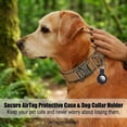 thumbnail image 5 of WAAYEEPAL Heavy Duty Nylon Dog Collar, Adjustable Training Collar with Control Handle, Sturdy Metal Buckle and AirTag Holder for Medium and Large Dogs (XL, Khaki), 5 of 7