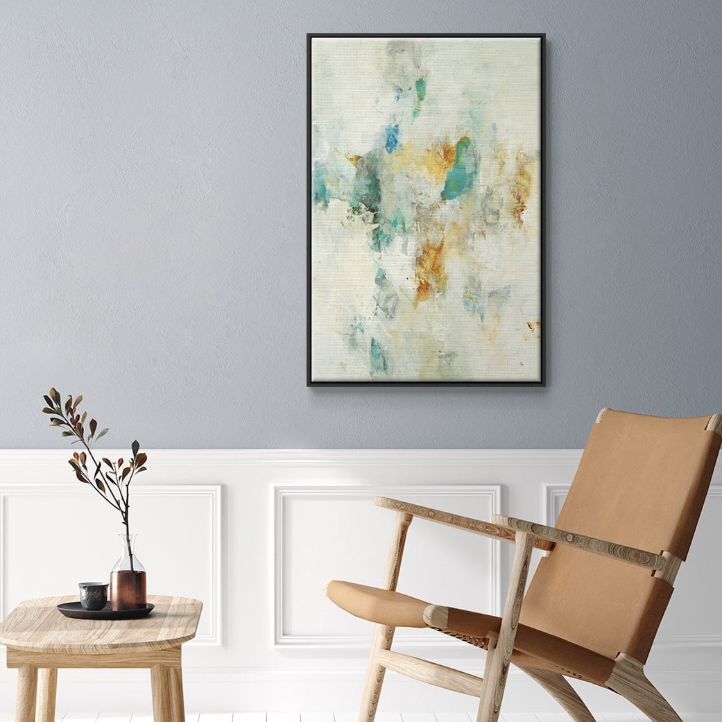 Let's Dance Framed Premium Gallery Wrapped Canvas - Ready to Hang - 25 x 37 - Black Floating Frame