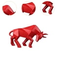 thumbnail image 6 of WLPZXP Bull Statue Ornament Art Crafts Modern Resin Sculpture Animal Statue for Cabinet Red, 6 of 9
