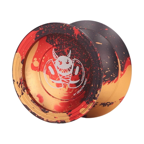 Yo Yo Ball Toy, 2 Rotate Modes String Trick Decompression Unresponsive Aluminium Alloy Ball for Children Gift During Children Day