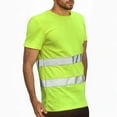 thumbnail image 3 of 1/2/3/4 Pack High Visibility Safety Shirts with Reflective Strips T-Shirts for Men, Quick Dry Reflective T-Shirtsfor Work, 3 of 4